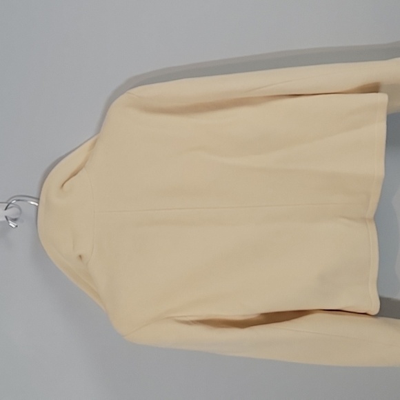 Lauren Ralph Lauren Cream Crop Wool Jacket - Picture 6 of 8